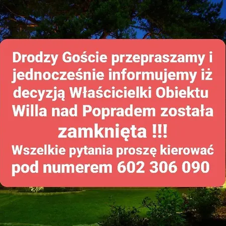 Nad Popradem Отель типа 